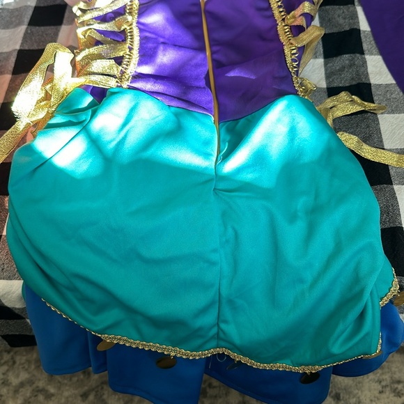 Gypsy Princess 2 Pc Costume Dress and Headscarf Jr Small Teen Small - Picture 5 of 8